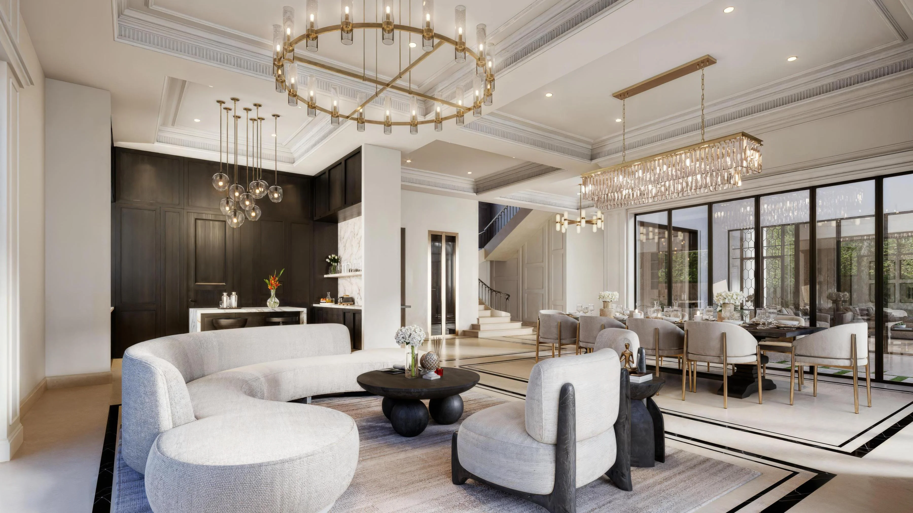 marriott resort living room 3d