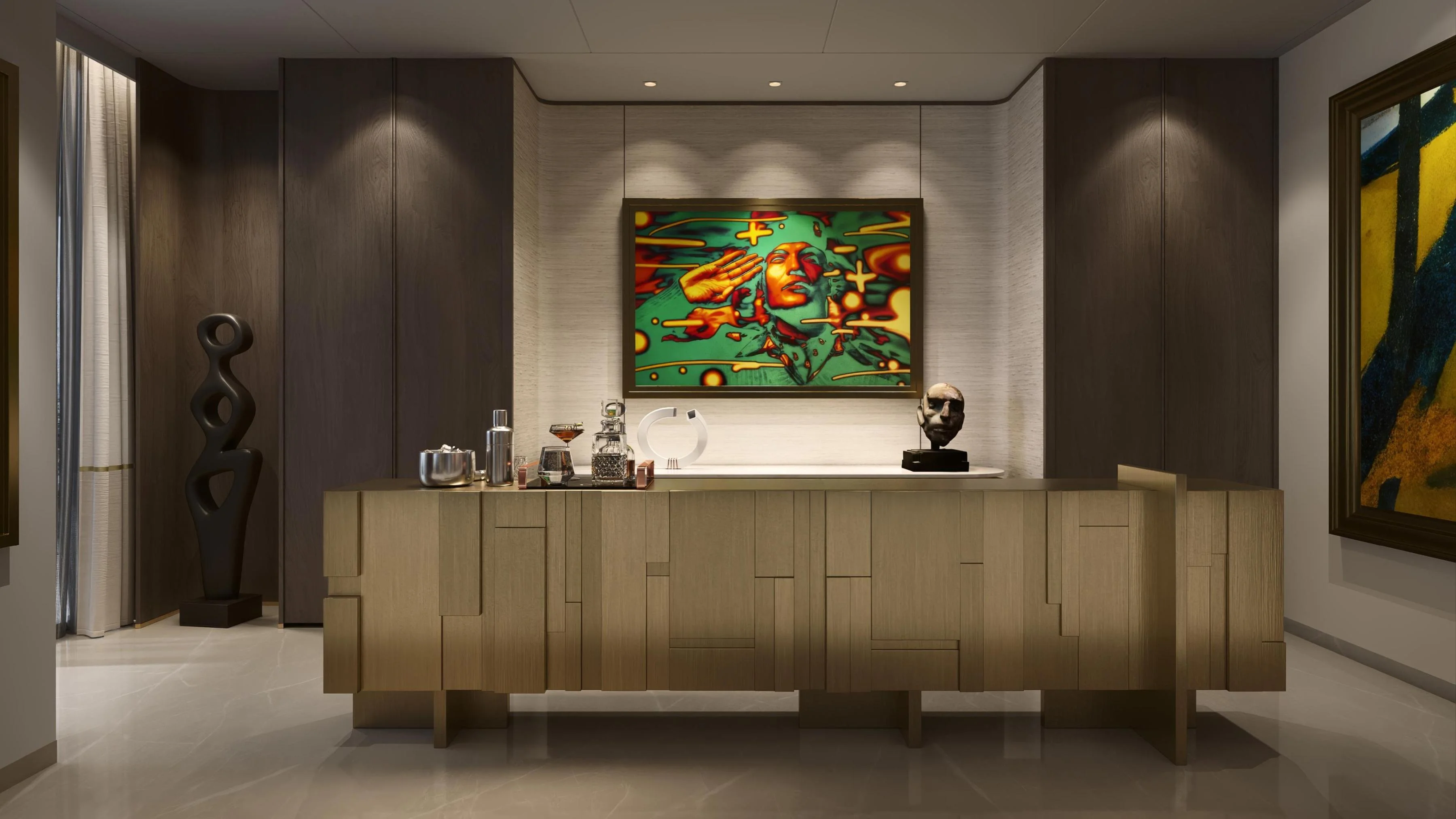 mumbai reception area day