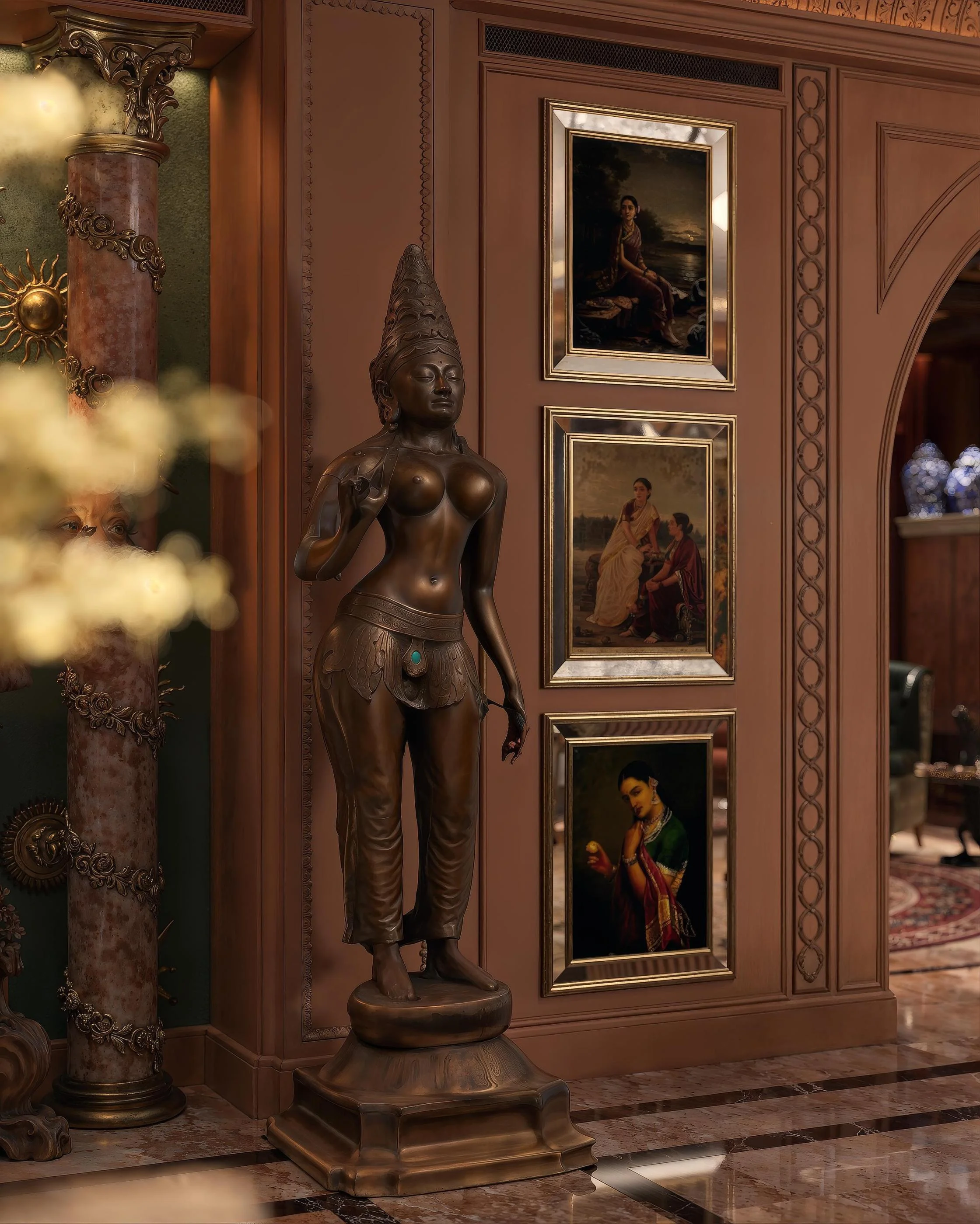 ambani home closeup 3d view