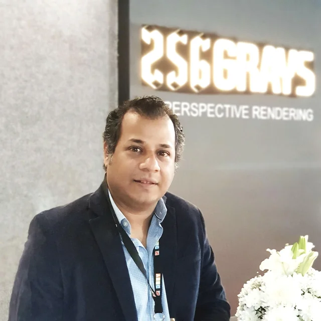 Hasnain Sikandar, principal architect and founder of 256 GRAYS